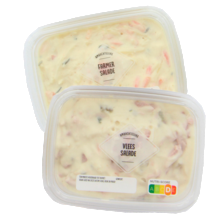 Ambachtelijke vlees of farmer salade